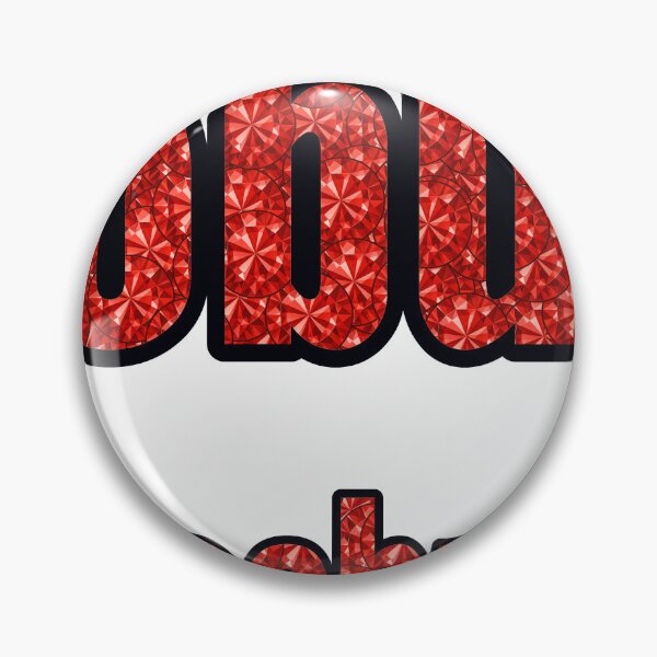Item preview, Woburn Massachusetts City Name With Red Rhinestone designed and sold by TheIconSmith.