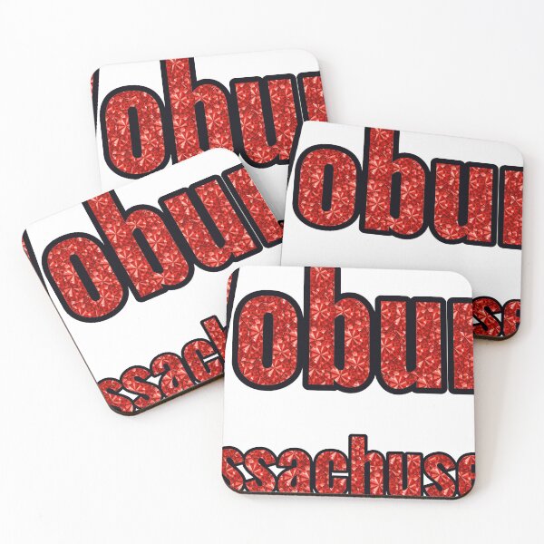 Item preview, Woburn Massachusetts City Name With Red Rhinestone designed and sold by TheIconSmith.