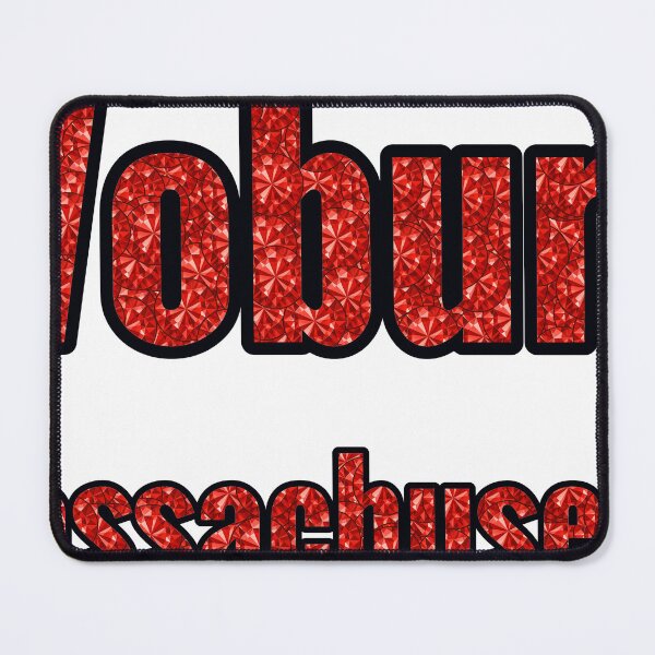 Item preview, Woburn Massachusetts City Name With Red Rhinestone designed and sold by TheIconSmith.