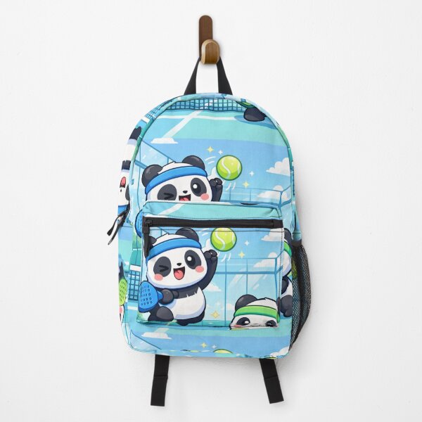 Item preview, Kawaii Panda Padel Match - Cute Sport Duo Illustration. designed and sold by Lylysun.