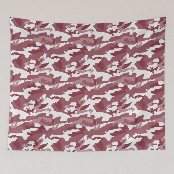 Item preview, White And Red Wine Camo Pattern Seamless designed and sold by pattern-archive.