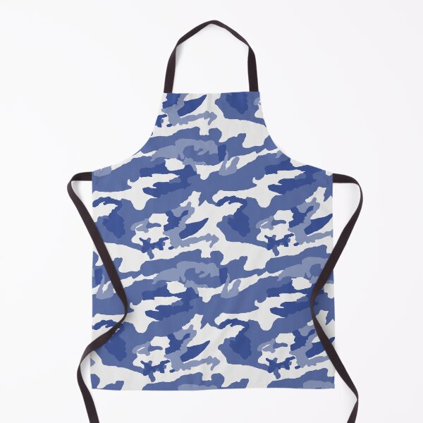 Item preview, White And Royal Blue Camo Pattern Seamless designed and sold by pattern-archive.