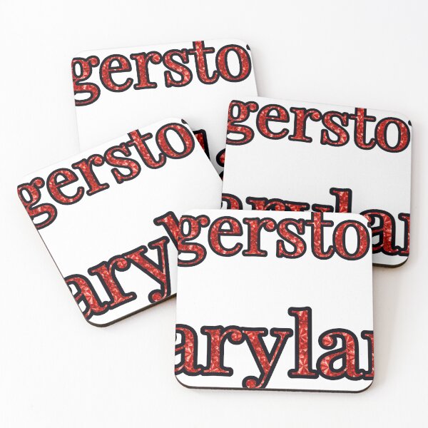 Item preview, Hagerstown Maryland City Name With Red Rhinestone designed and sold by TheIconSmith.
