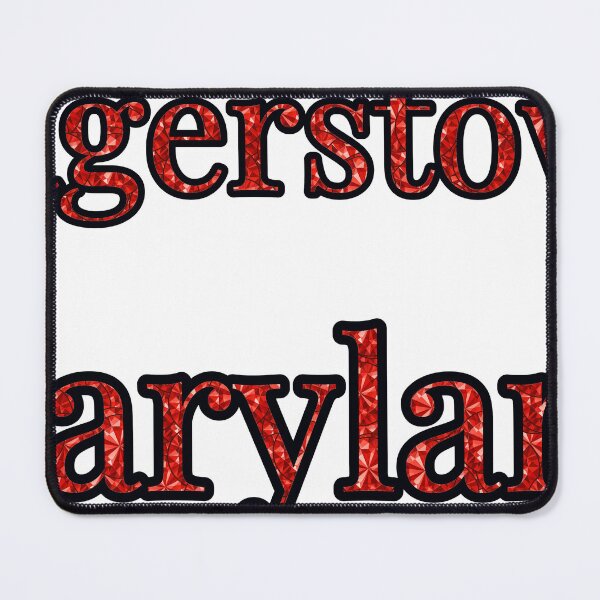 Item preview, Hagerstown Maryland City Name With Red Rhinestone designed and sold by TheIconSmith.