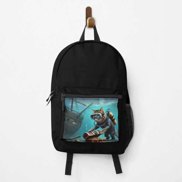 Item preview, Scuba Cat Treasure Hunt – Underwater Fantasy Adventure designed and sold by Dogandesighn.
