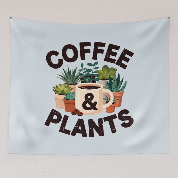 Item preview, Coffee & Plants designed and sold by CharlottePlaceArt.