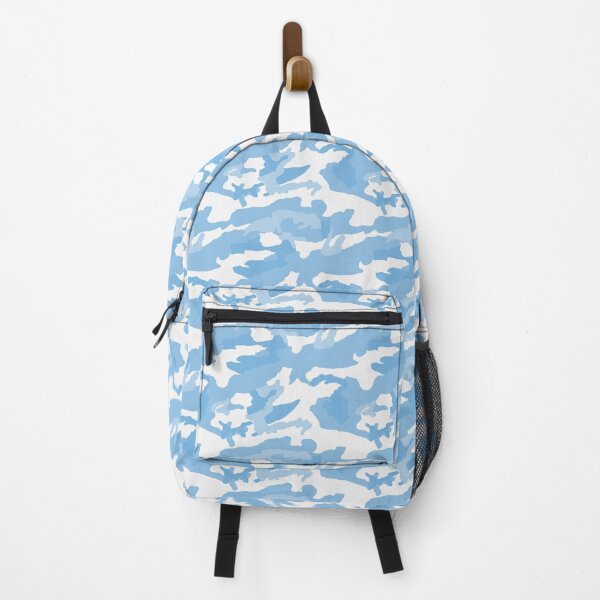 Item preview, White And Sky Blue Camo Pattern Seamless designed and sold by pattern-archive.