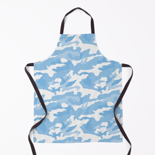 Item preview, White And Sky Blue Camo Pattern Seamless designed and sold by pattern-archive.