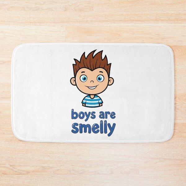 Item preview, “Boys Are Smelly” – Fun Cartoon Shirt for Kids designed and sold by Pollock.