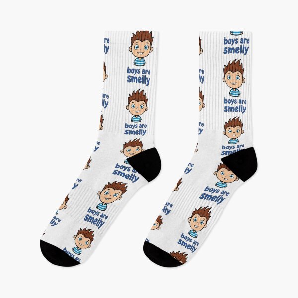 Item preview, “Boys Are Smelly” – Fun Cartoon Shirt for Kids designed and sold by Pollock.