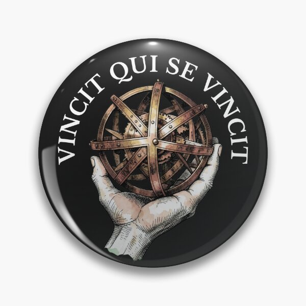 Item preview, Vincit Qui Se Vincit Armillary Sphere | Dark Academia Stoicism designed and sold by VENOHA.