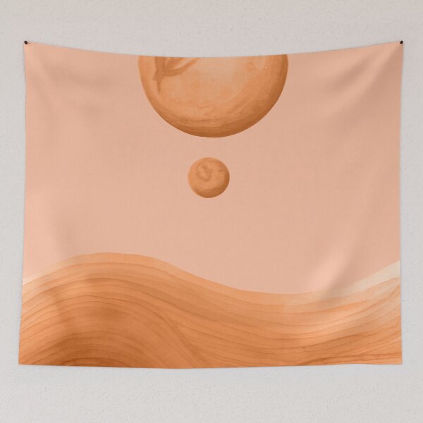 Item preview, Dune watercolour orange designed and sold by helengarvey.