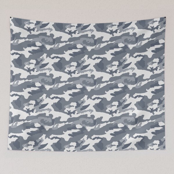 Item preview, White And Slate Camo Pattern Seamless designed and sold by pattern-archive.