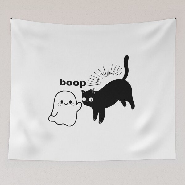 Item preview, ghost scares cat designed and sold by ErbilK.