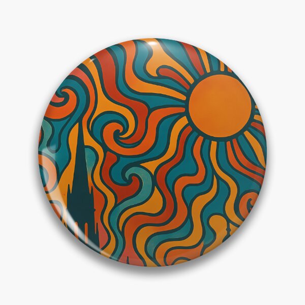 Item preview, Trippy Psychedelic Poster of Linz | Neon Danube Skyline | Surreal Austrian Cityscape Art designed and sold by PaintedPixels01.