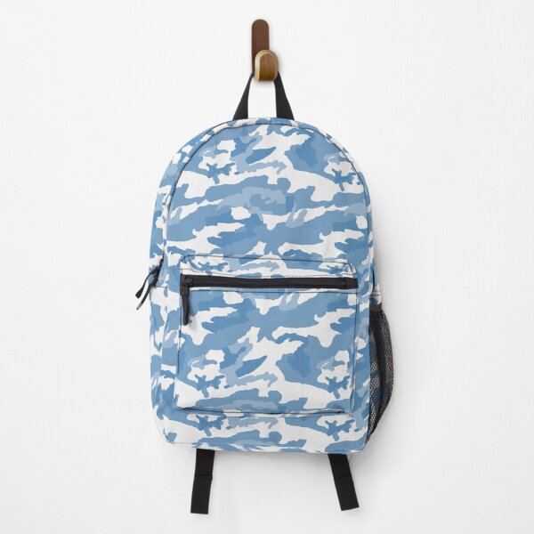 Item preview, White And Steel Blue Camo Pattern Seamless designed and sold by pattern-archive.