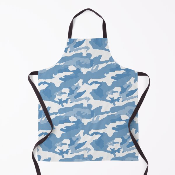 Item preview, White And Steel Blue Camo Pattern Seamless designed and sold by pattern-archive.