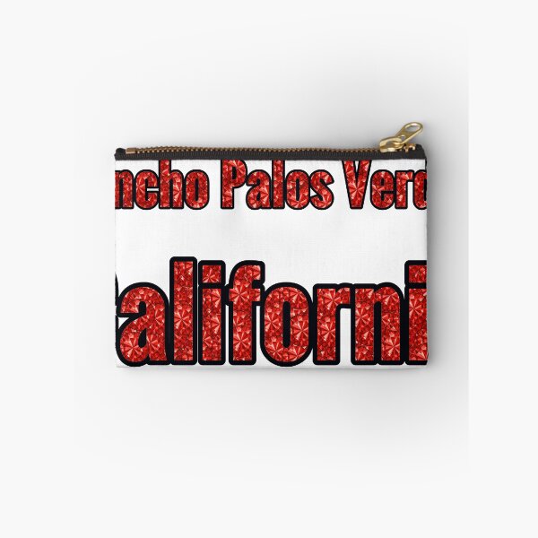 Item preview, Rancho Palos Verdes California City Name With Red Rhinestone designed and sold by TheIconSmith.