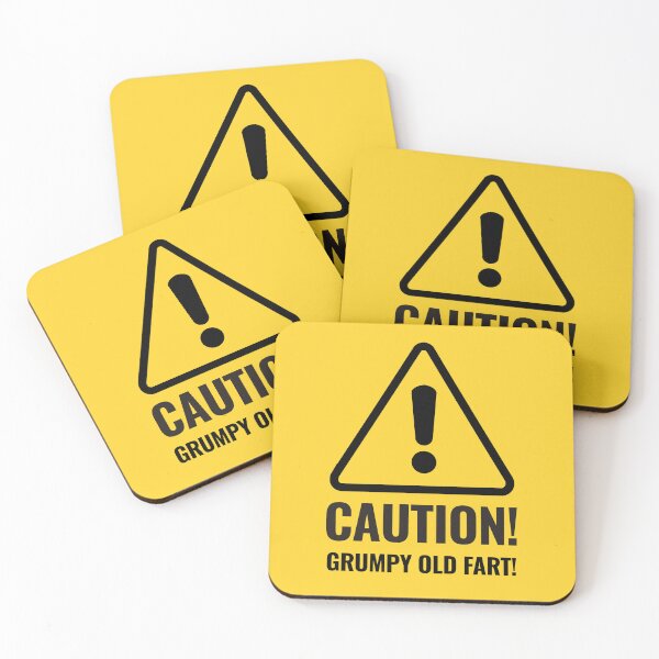 Item preview, CAUTION GRUMPY OLD FART warning sign designed and sold by CEastwoodPhotos.