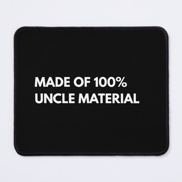 Item preview, 100% Uncle Material Funny Indian designed and sold by Oops I Designed It.