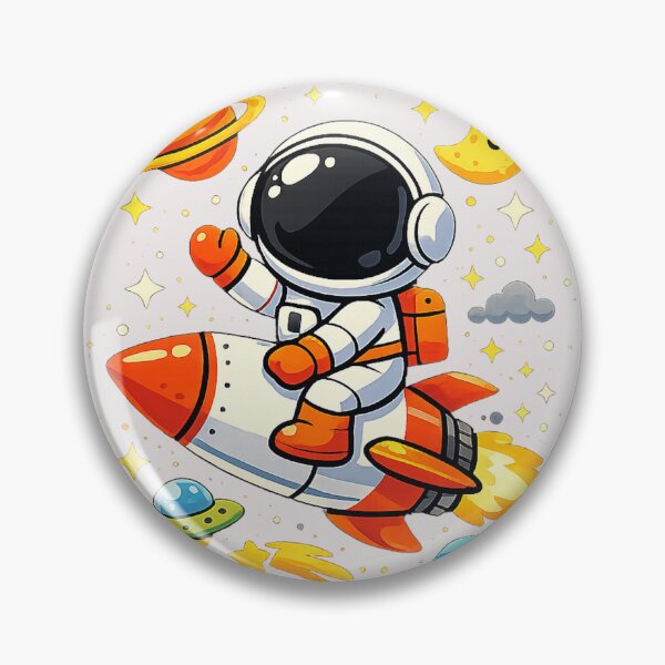 Item preview, Cute Astronaut Riding Rocket – Kawaii Space Aesthetic Phone Case designed and sold by DrizzyV.
