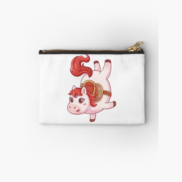 Item preview, Red Mane Chibi Handstand Horse designed and sold by JessieJoyStudio.