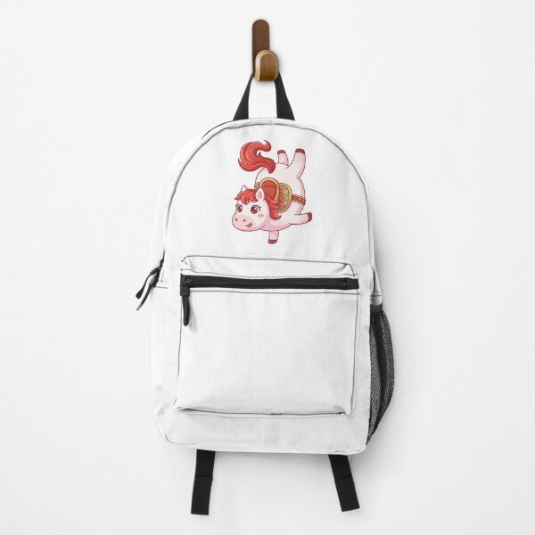 Item preview, Red Mane Chibi Handstand Horse designed and sold by JessieJoyStudio.