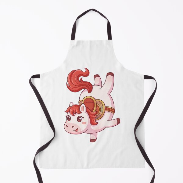 Item preview, Red Mane Chibi Handstand Horse designed and sold by JessieJoyStudio.