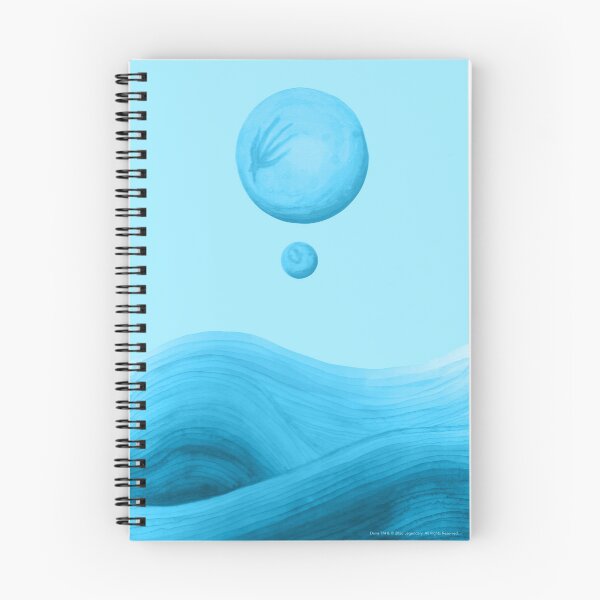 Item preview, Dune watercolour blue designed and sold by helengarvey.