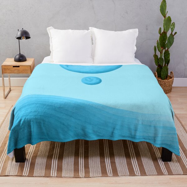 Item preview, Dune watercolour blue designed and sold by helengarvey.