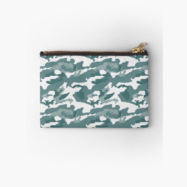 Item preview, White And Teal Camo Pattern Seamless designed and sold by pattern-archive.