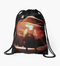 Fire Show I Drawstring Bag