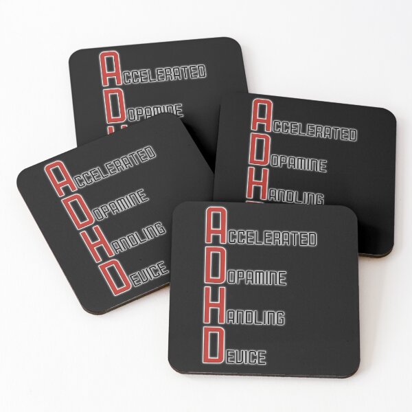 Item preview, ADHD funny quote - Accelerated Dopamine Handling Device designed and sold by MattC_Design.