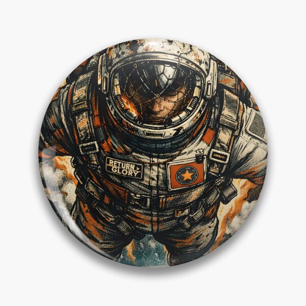 Item preview, Commander Vale-07 Astronaut Re-Entry Streetwear Retro Sci-Fi Space Poster Design - Ground Control Can Wait Vintage Aesthetic by Vivaan Studio designed and sold by Vivaan Studio.