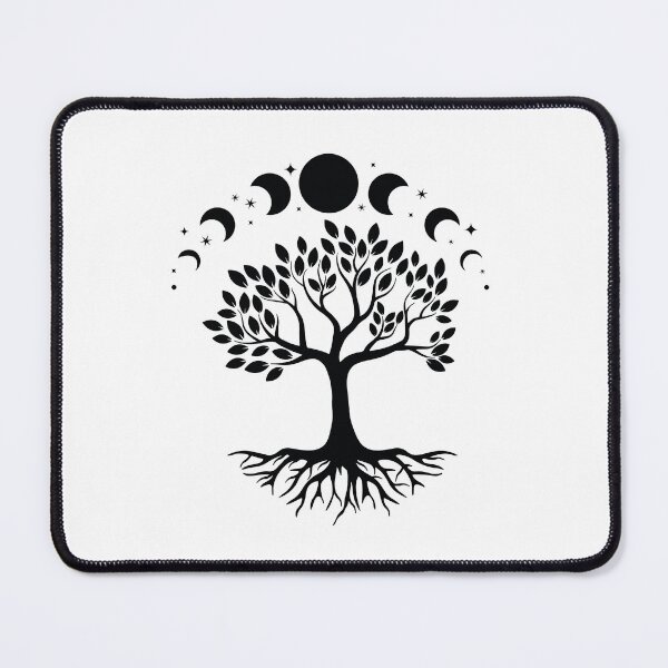 Item preview, Tree of Life with Moon Phases – Minimal Witchy Boho Line Art designed and sold by seritik.