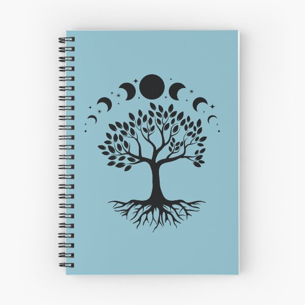 Item preview, Tree of Life with Moon Phases – Minimal Witchy Boho Line Art designed and sold by seritik.