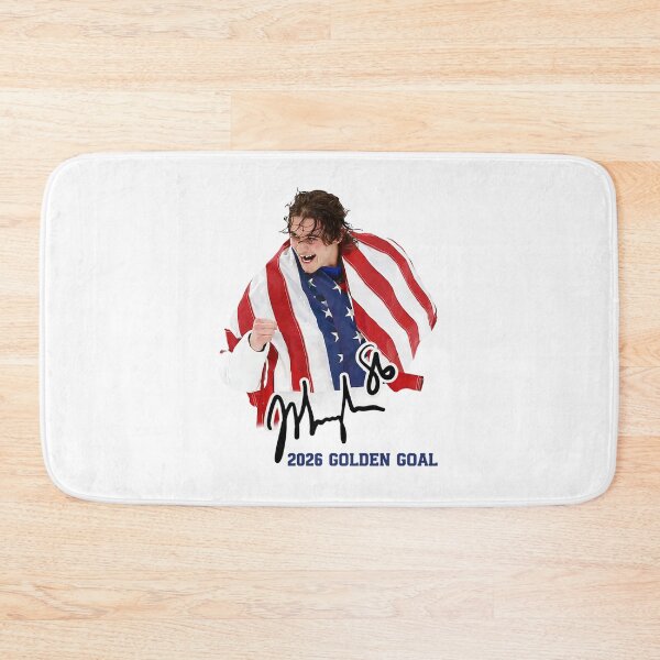 Item preview, Jack Hughes USA Hockey Golden Goal 2026 Hockey designed and sold by CLOUDYMOODS.