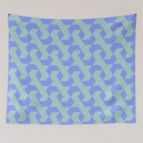Item preview, High End Hexgonal Checkerboard - Geometric Abstract Pattern - Father'S Day Gifts designed and sold by RoyalStarsPatts.
