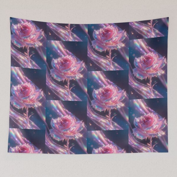 Item preview, Celestial Iridescence: The Prism Rose designed and sold by Dreamy Armine Art.