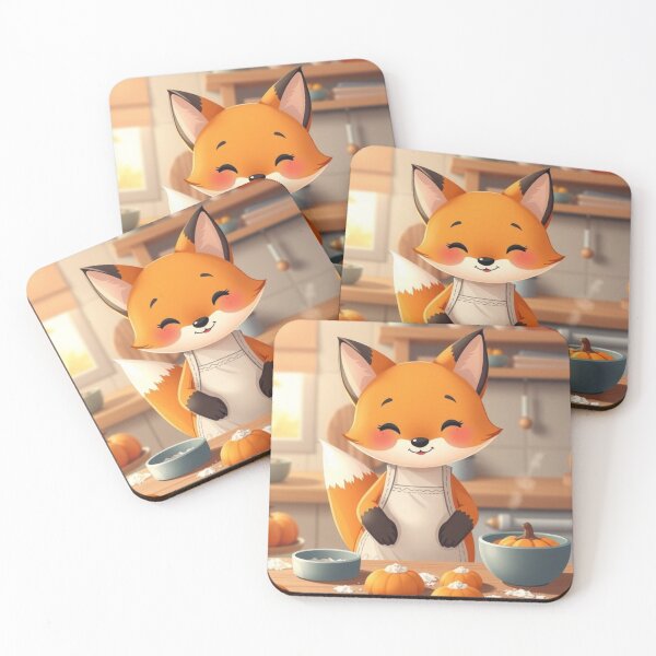 Item preview, Adorable Fox Cooking Pumpkin Treats Shirt designed and sold by ArmaanArts.