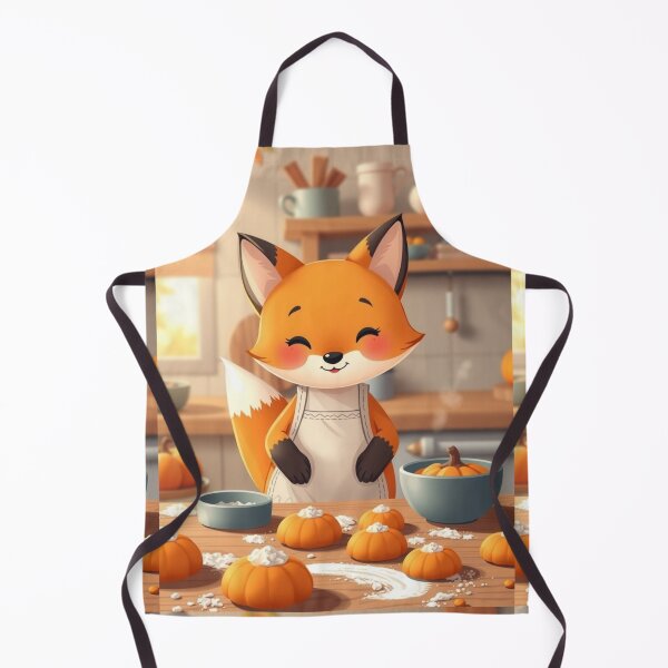 Item preview, Adorable Fox Cooking Pumpkin Treats Shirt designed and sold by ArmaanArts.
