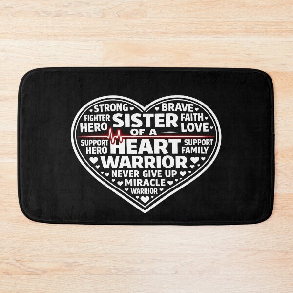 Item preview, Sister of a Heart Warrior — Strong CHD Support Heart Fighter Family designed and sold by VibeOffline Studio.