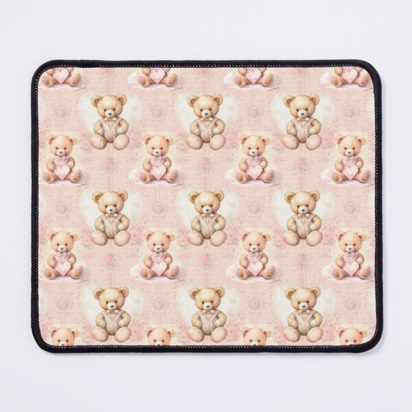 Item preview, Coquette Teddy Bear Pattern designed and sold by LouieVanille.