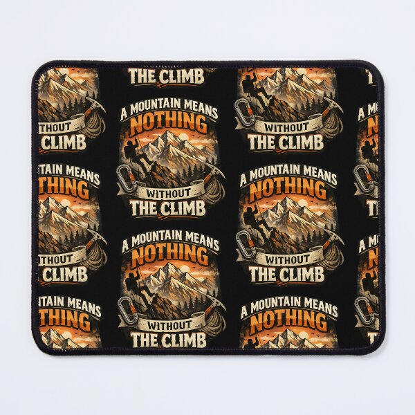 Item preview, A Mountain Means Nothing Without The Climb Variant designed and sold by TeeTimeTreasure.