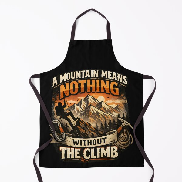 Item preview, A Mountain Means Nothing Without The Climb Variant designed and sold by TeeTimeTreasure.