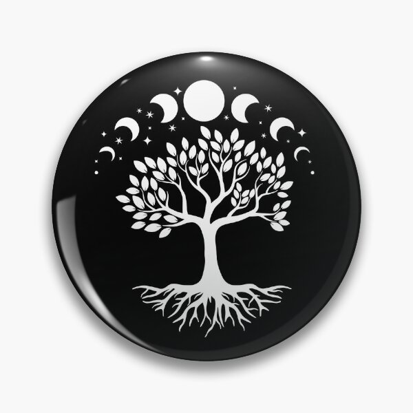 Item preview, Tree of Life with Moon Phases – Minimal Witchy Boho Line Art designed and sold by seritik.