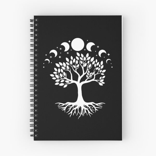 Item preview, Tree of Life with Moon Phases – Minimal Witchy Boho Line Art designed and sold by seritik.