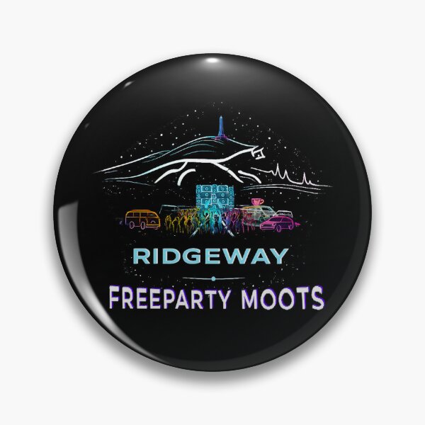 Item preview,  Freeparty Moots on Ridgeway – Neon Rave Nightscape  designed and sold by leyfinder.