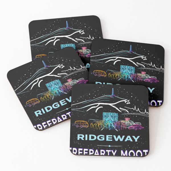 Item preview,  Freeparty Moots on Ridgeway – Neon Rave Nightscape  designed and sold by leyfinder.