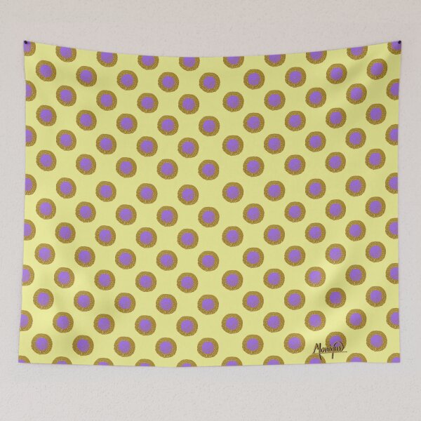 Item preview, Gold & Purple Circles designed and sold by Monique'sArtStudio.